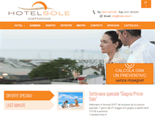 Tablet Screenshot of hotel-sole.it